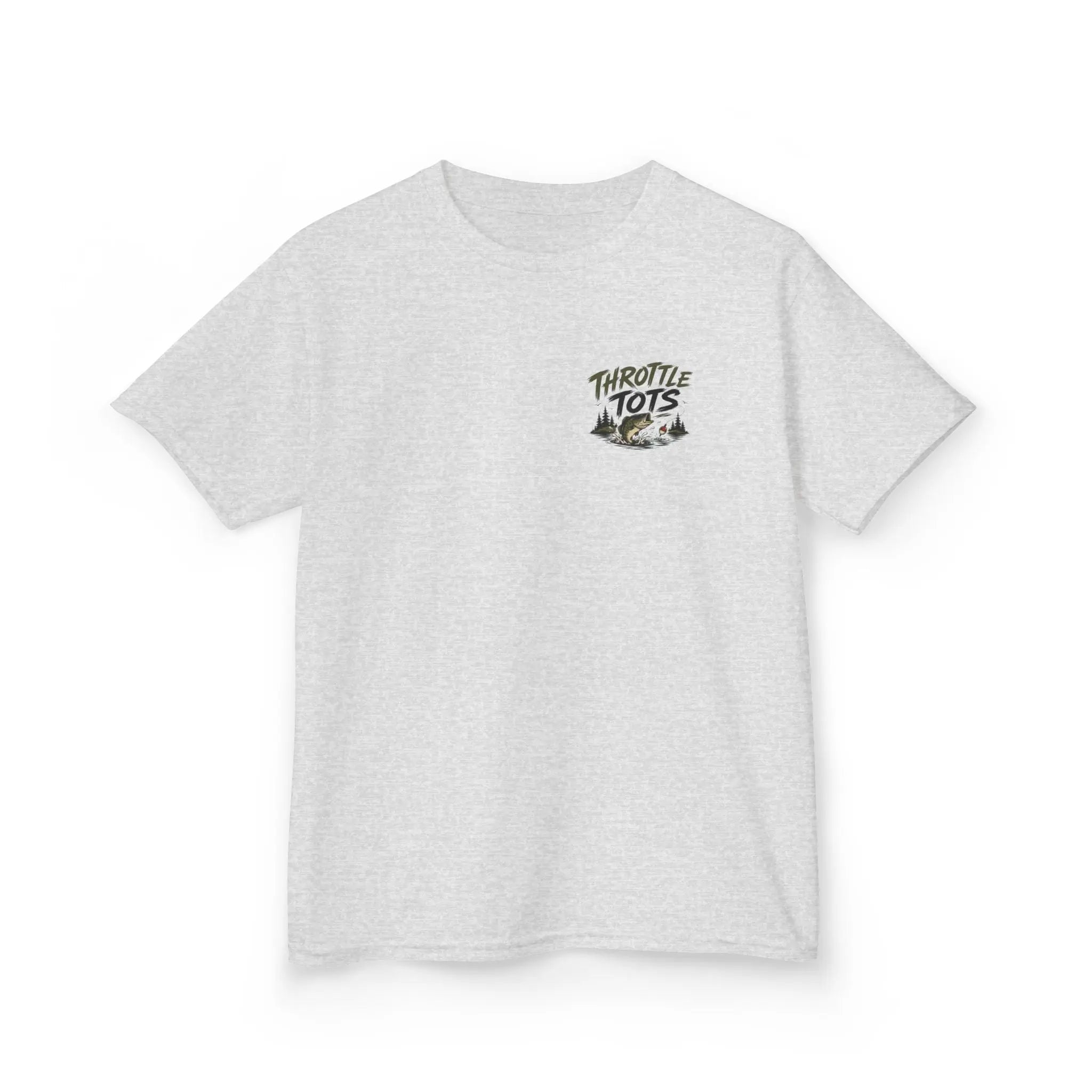 Toddler T-Shirt — "Sitting Here Resting Bones" Skeleton Fishing Cute Kids Tee Printify