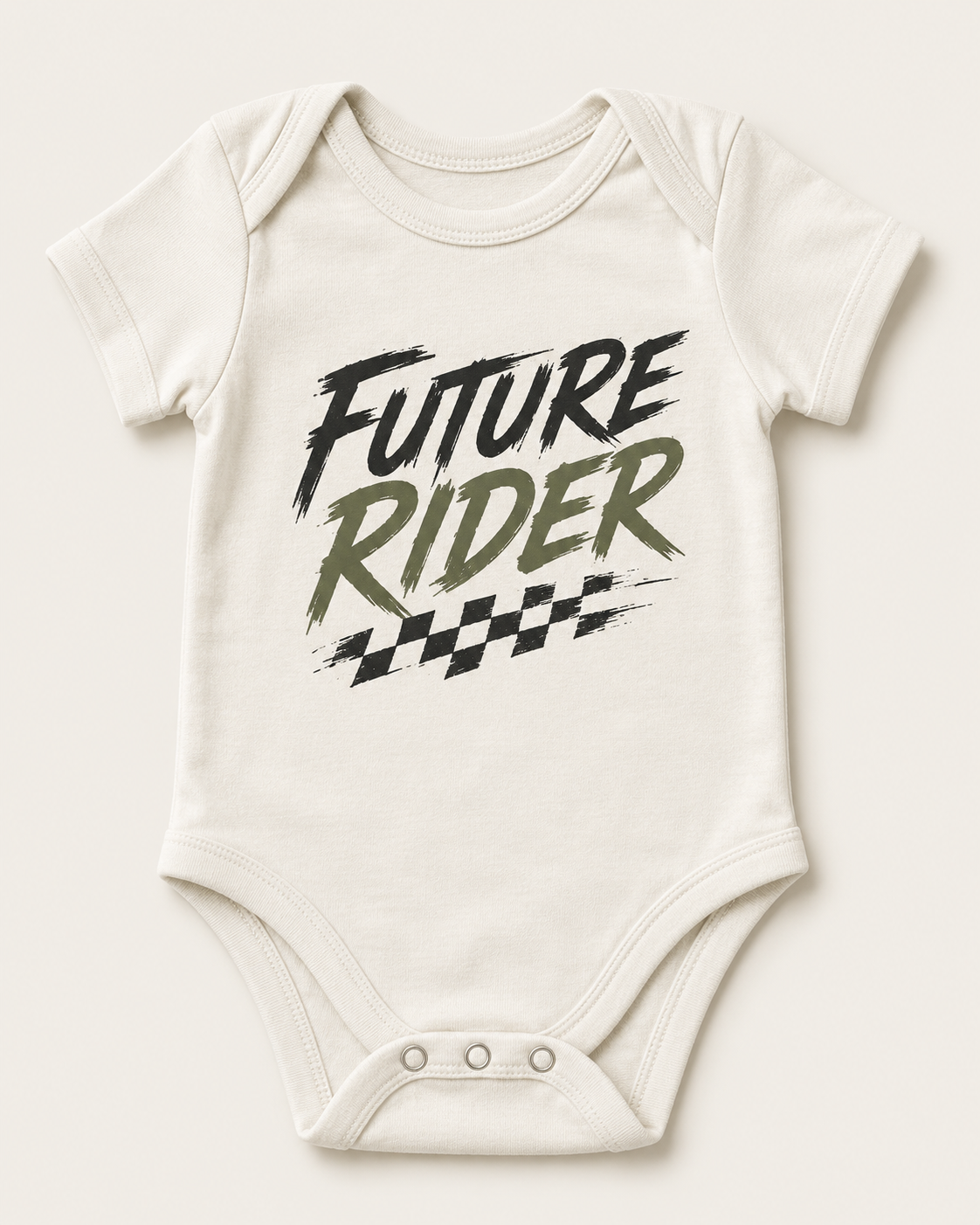 Future Rider Infant Bodysuit — Baby Racer Graphic Onesie Printify