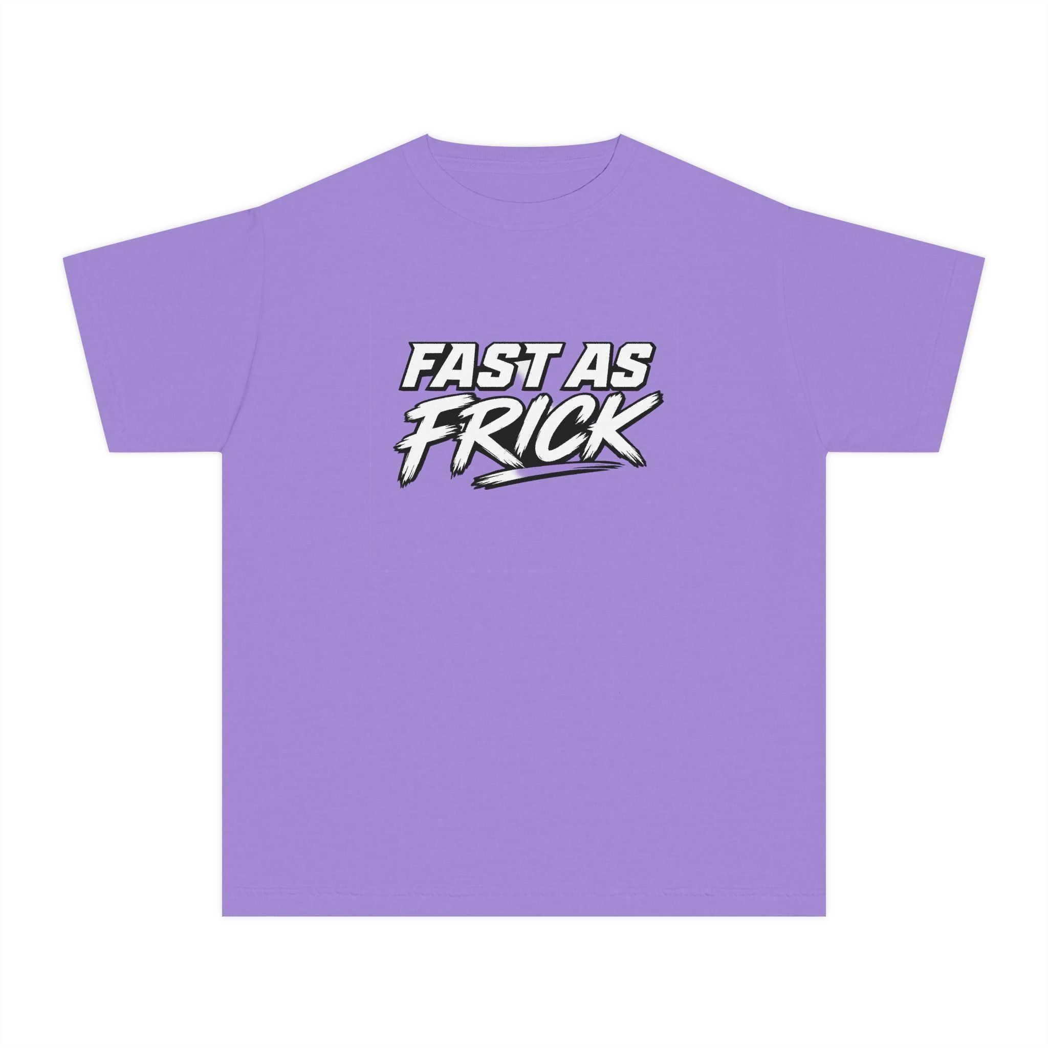 Youth Tee — "Fast As Frick" Graphic Tee (Cool Sporty Slogan) Printify