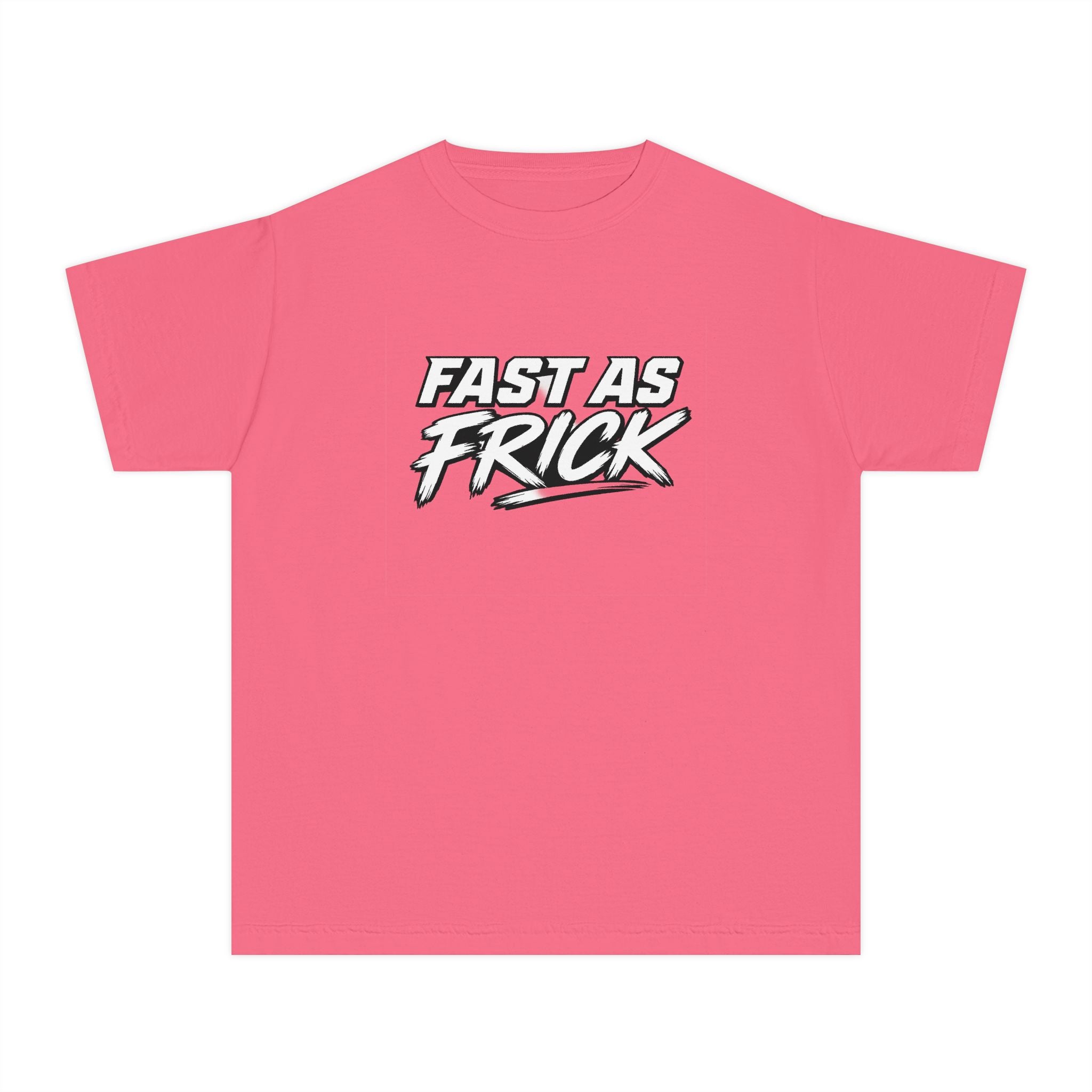 Youth Tee — "Fast As Frick" Graphic Tee (Cool Sporty Slogan) Printify