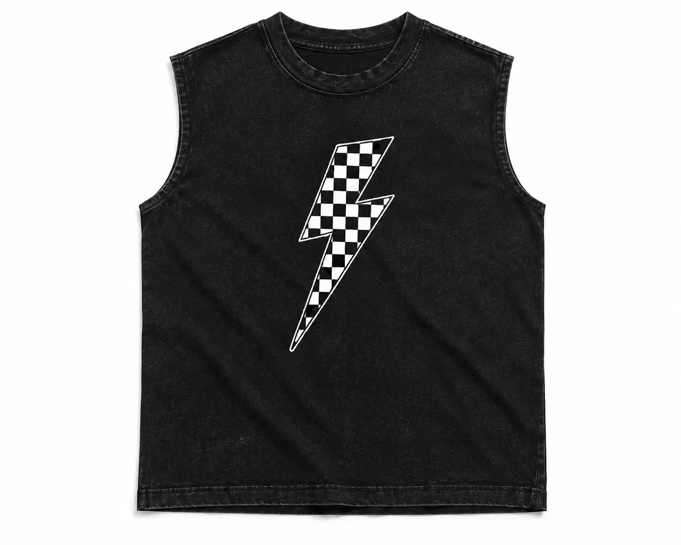 Lightening bolt muscle shirt - youth ODMPOD