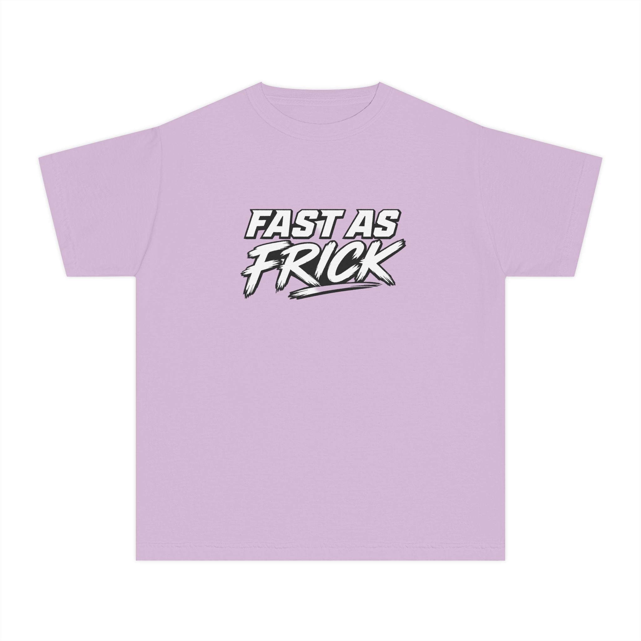 Youth Tee — "Fast As Frick" Graphic Tee (Cool Sporty Slogan) Printify